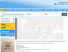 Tablet Screenshot of bumsonseats.com.au